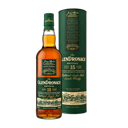 GlenDronach 15 Year Revival Single Malt Scotch Whisky 700ml — Shop Buzzed
