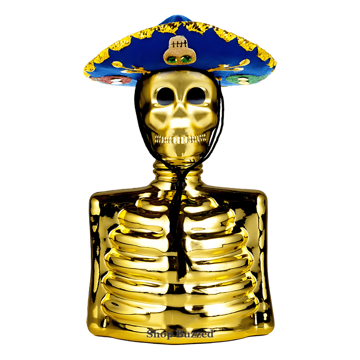 Skelly Anejo W/ mariachi hat 750ml - Shop Buzzed