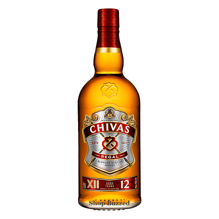 Chivas Regal Blended Scotch Whisky (12 pack) 12 year 50ml - Shop Buzzed