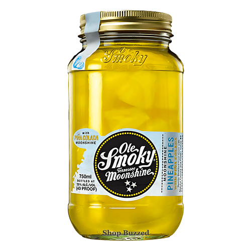 Ole Smoky Pineapples with Pina Colada Moonshine 750ml - Shop Buzzed