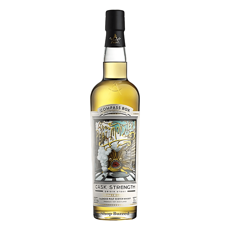 Compass Box The Peat Monster Cask Strength Origin Story Limited Edition 700ml - Shop Buzzed