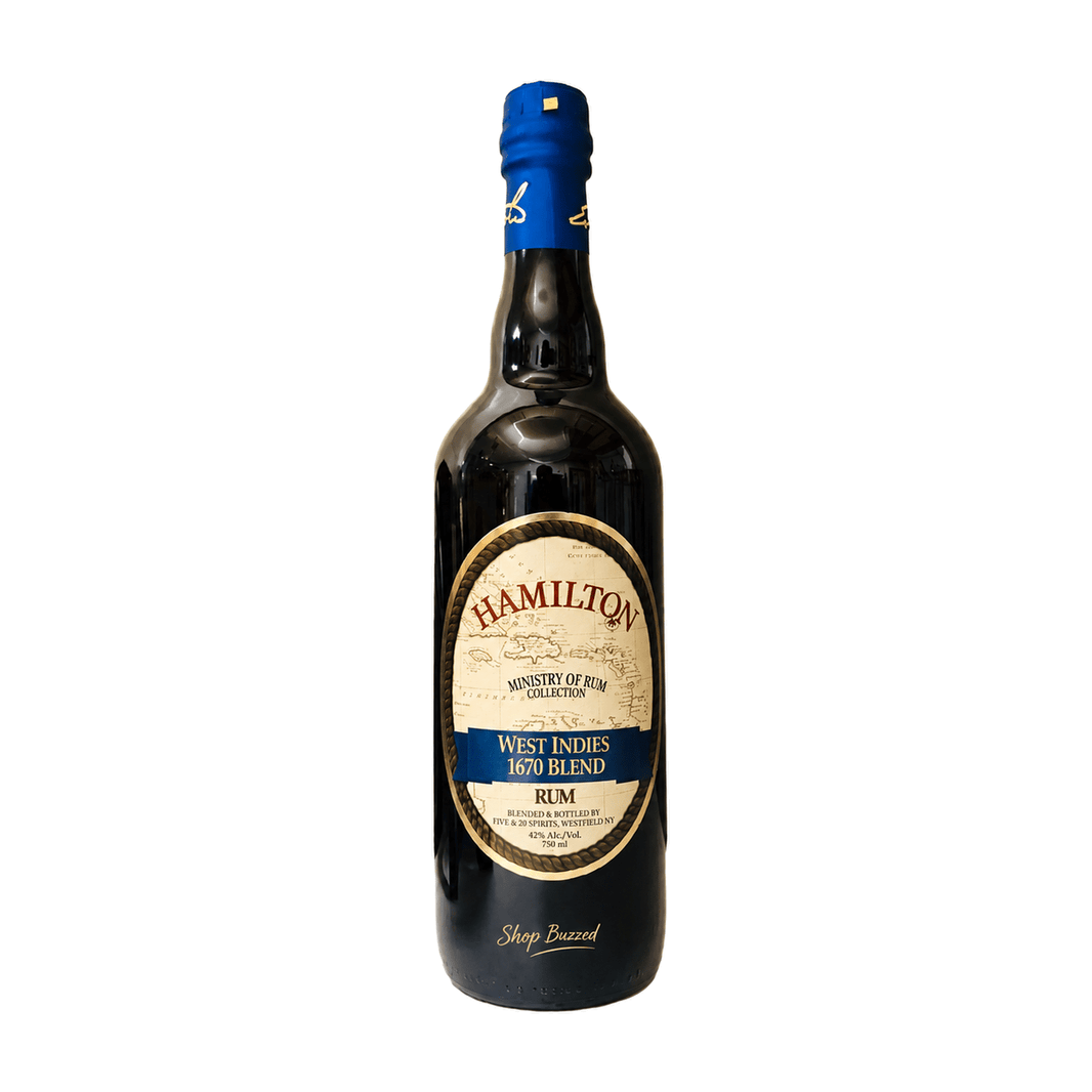 Hamilton West Indies 1670 Blend Rum 750ml - Shop Buzzed