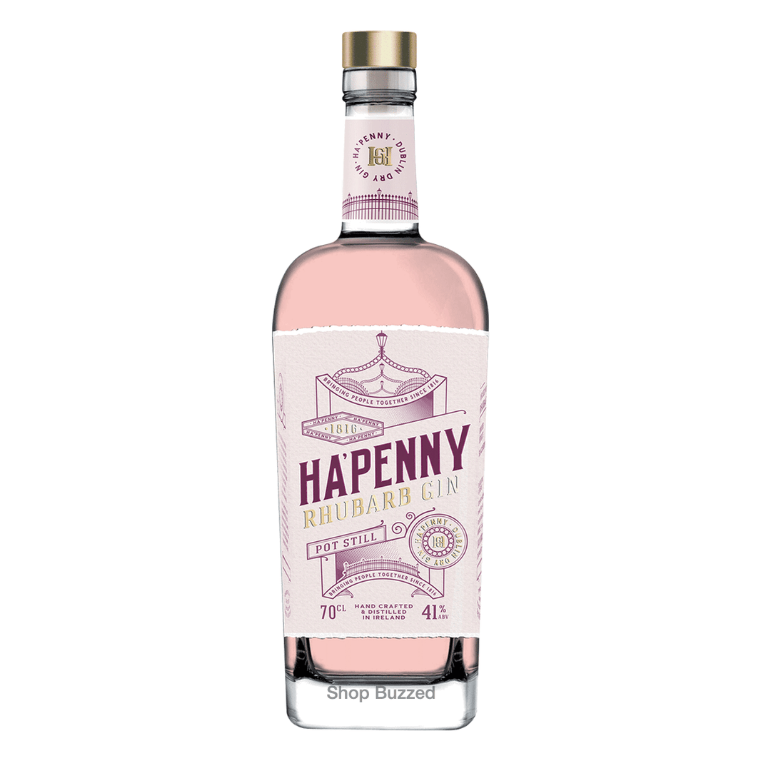 Ha'Penny Rhubarb Gin 750ml - Shop Buzzed