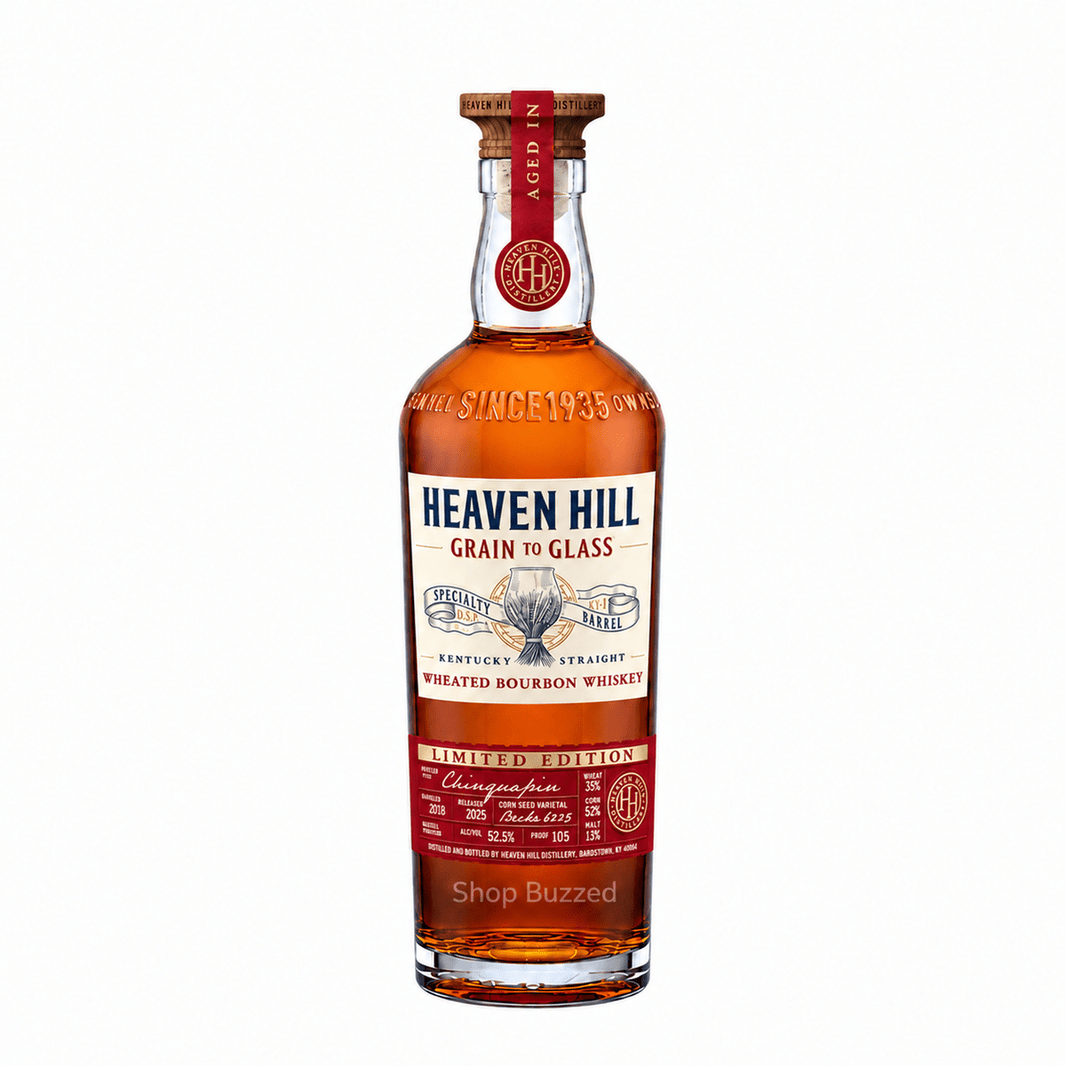 Heaven Hill Grain to Glass Wheated Bourbon Chinquapin 700ml - Shop Buzzed