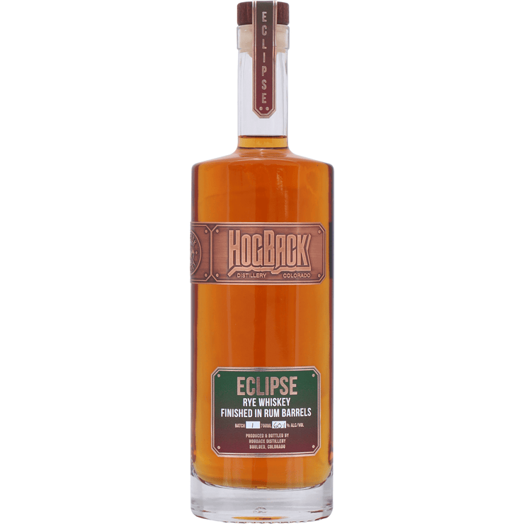 Hogback Eclipse Cask Strength Rye Finished in Rum Casks 750ml - Shop Buzzed