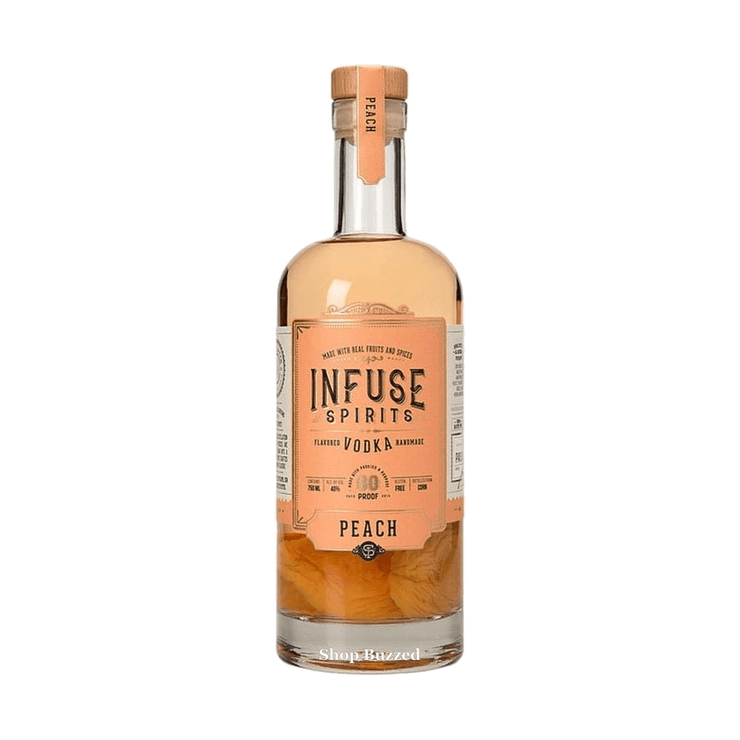Infuse Spirits Peach Vodka 750ml - Shop Buzzed