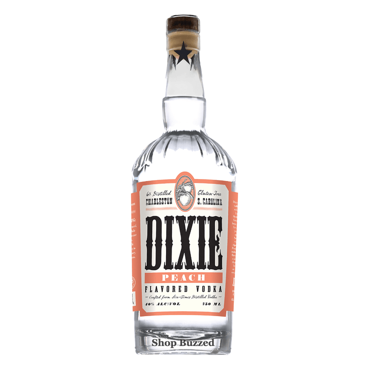 Dixie Peach Flavored Vodka 750ml - Shop Buzzed