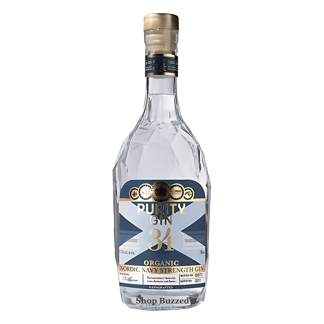 Purity Organic Craft Navy Strength Gin 34 750ml - Shop Buzzed