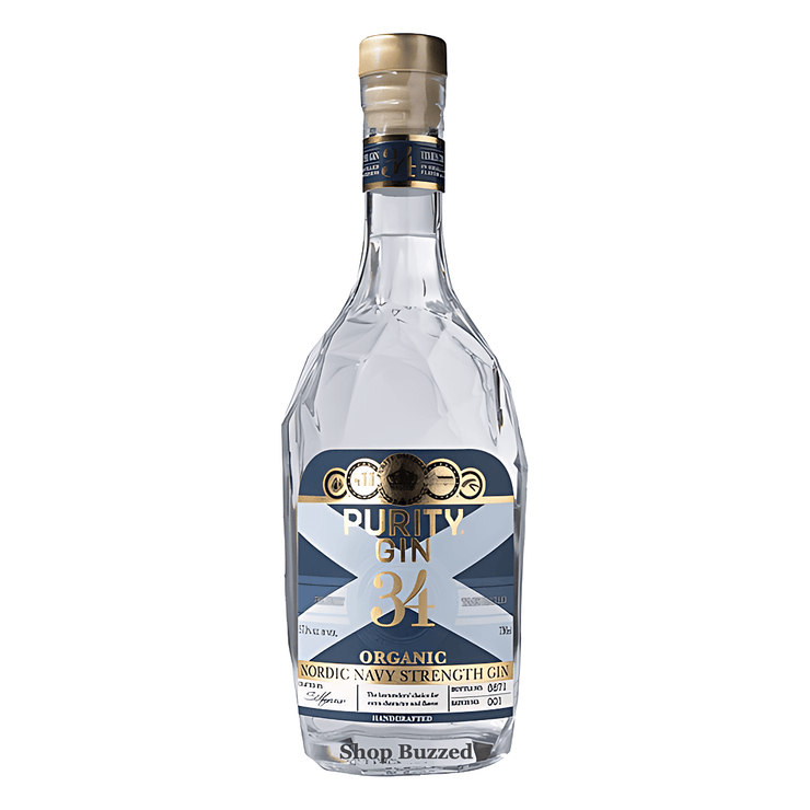 Purity Organic Craft Navy Strength Gin 34 750ml - Shop Buzzed