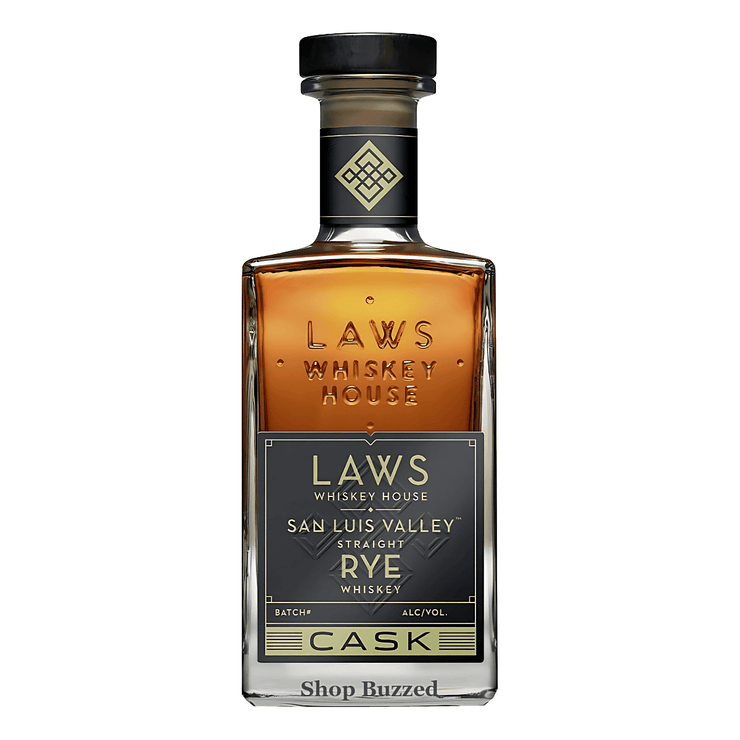 Laws Whiskey House San Luis Valley Straight Rye Cask (Batch B-22) 750ml - Shop Buzzed