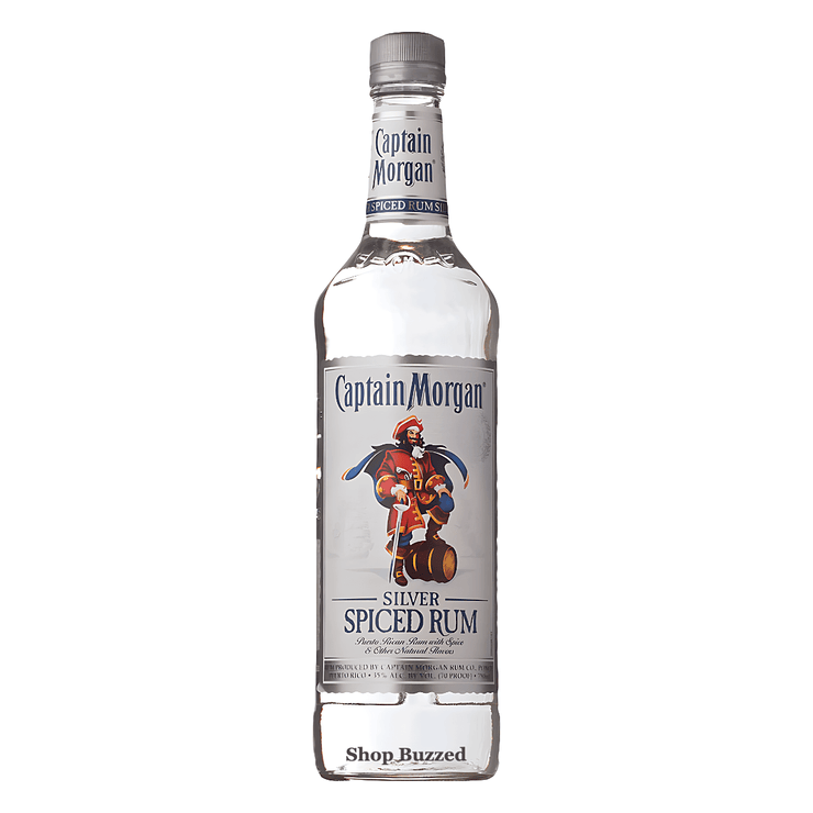 Captain Morgan Silver Spiced Rum 750ml - Shop Buzzed