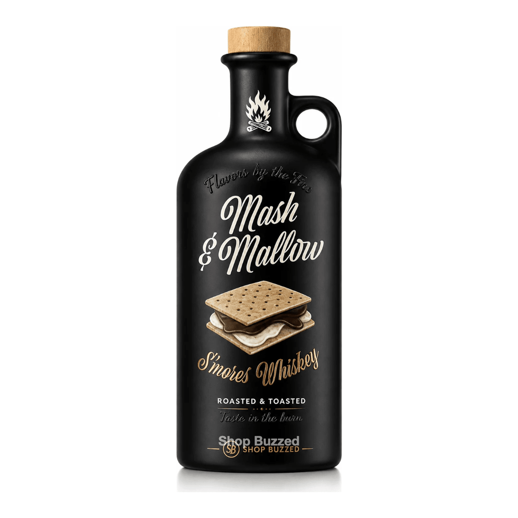Mash & Mallow S'mores Whiskey Roasted and Toasted 750 ML - Shop Buzzed