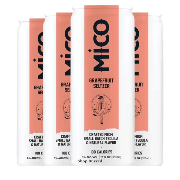 Mico Grapefruit Tequila Seltzer 4-Pack 4 x 355ml - Shop Buzzed