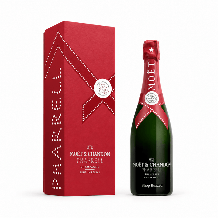 Moët & Chandon x Pharrell Williams Brut Impérial Red Box 750ml - Shop Buzzed