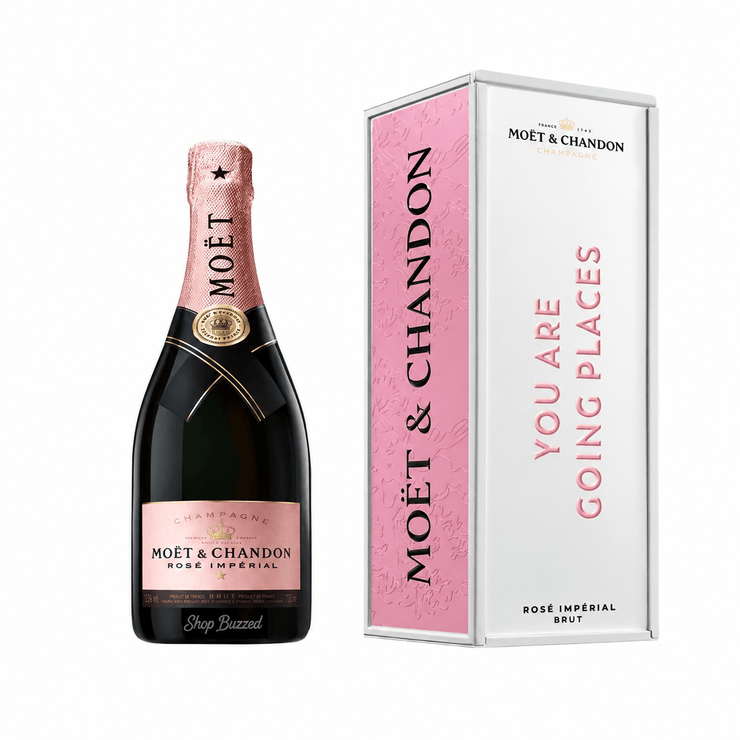 Moët & Chandon Rosé Impérial You Are Going Places 750ml - Shop Buzzed