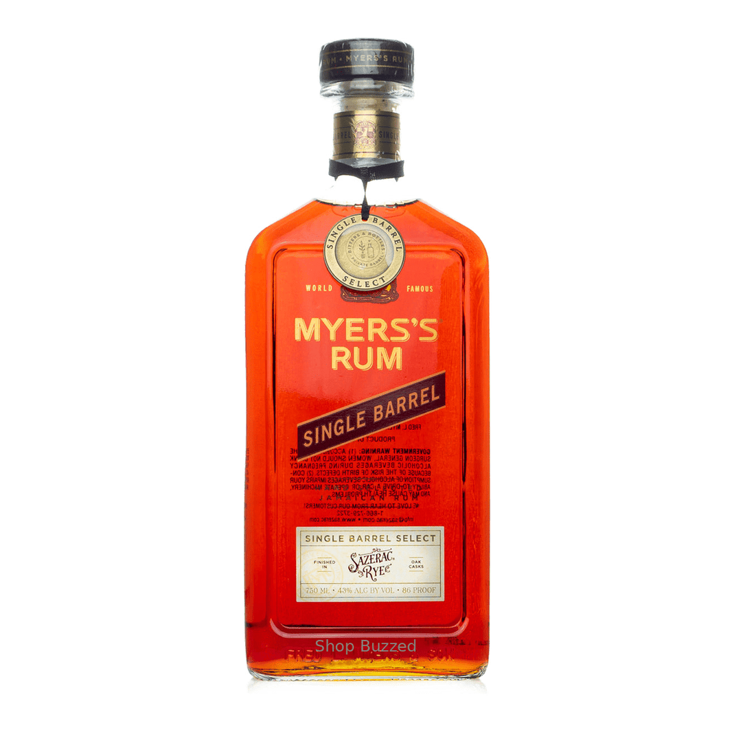 Top Shelf - Myers's Rum Single Barrel Select 750 ml - Shop Buzzed