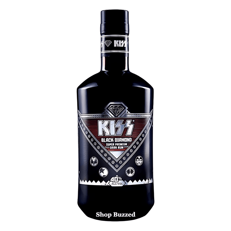 Kiss Black Diamond Super Premium Dark Rum 700ml - Shop Buzzed