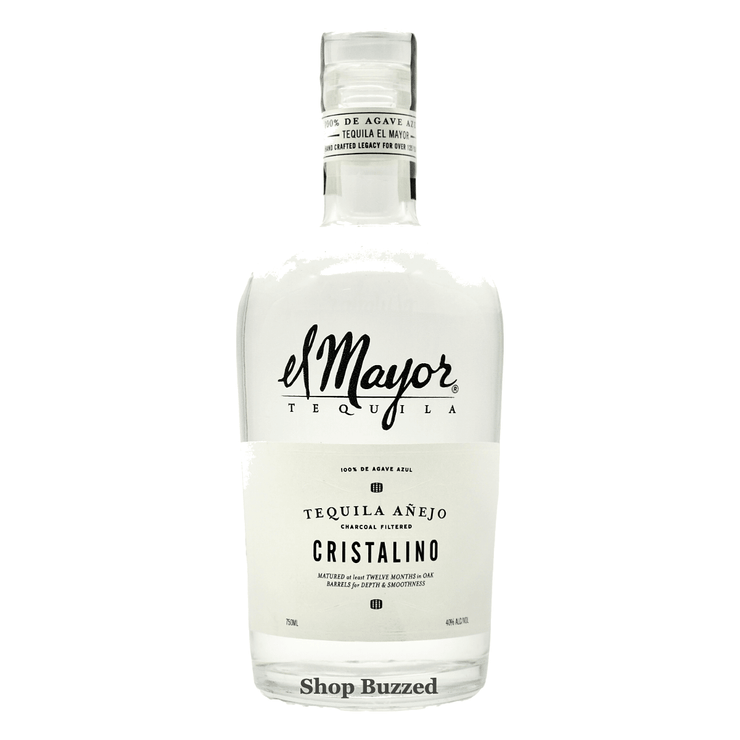 El Mayor Tequila Anejo Cristalino 750ml - Shop Buzzed