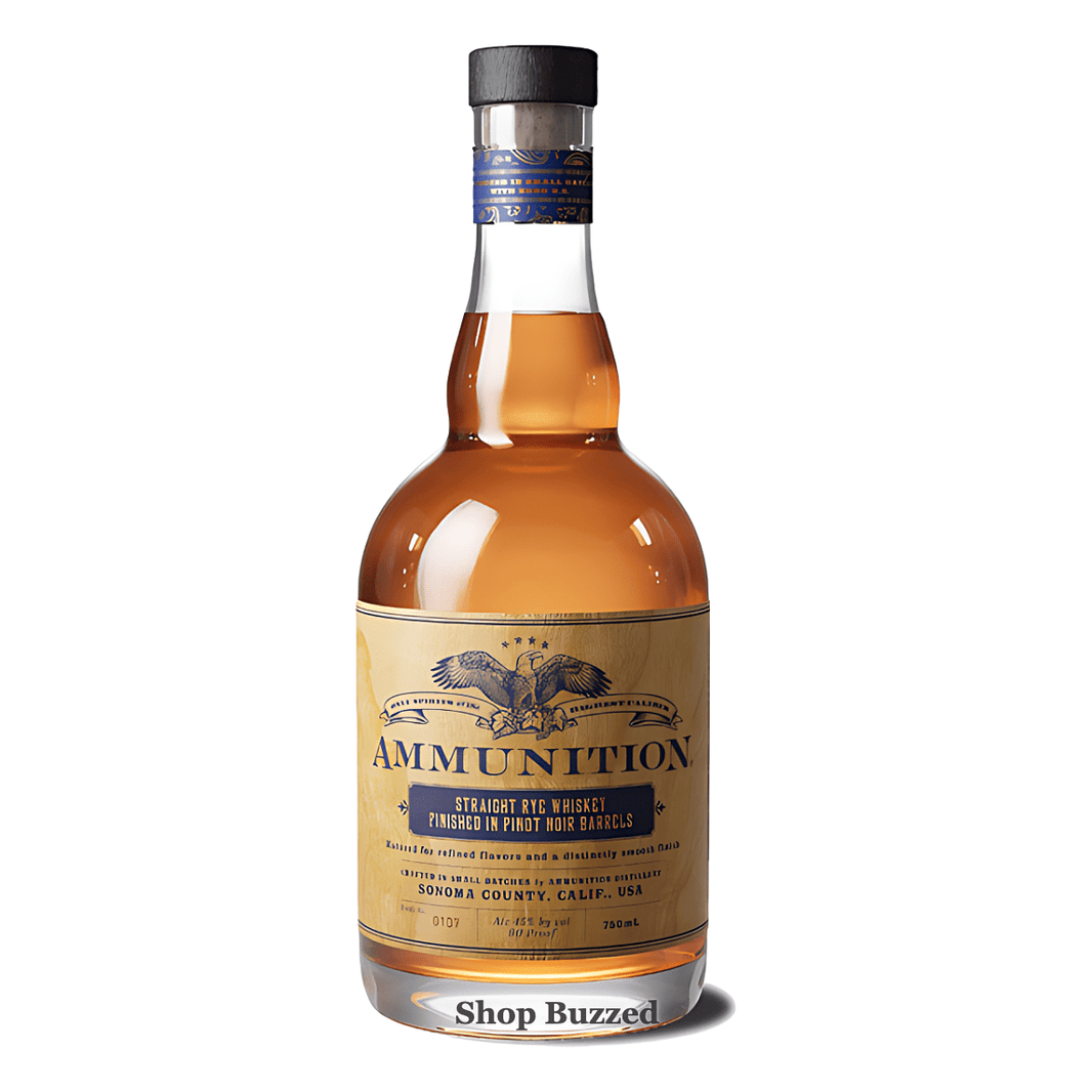 Ammunition Straight Rye 750ml - Shop Buzzed