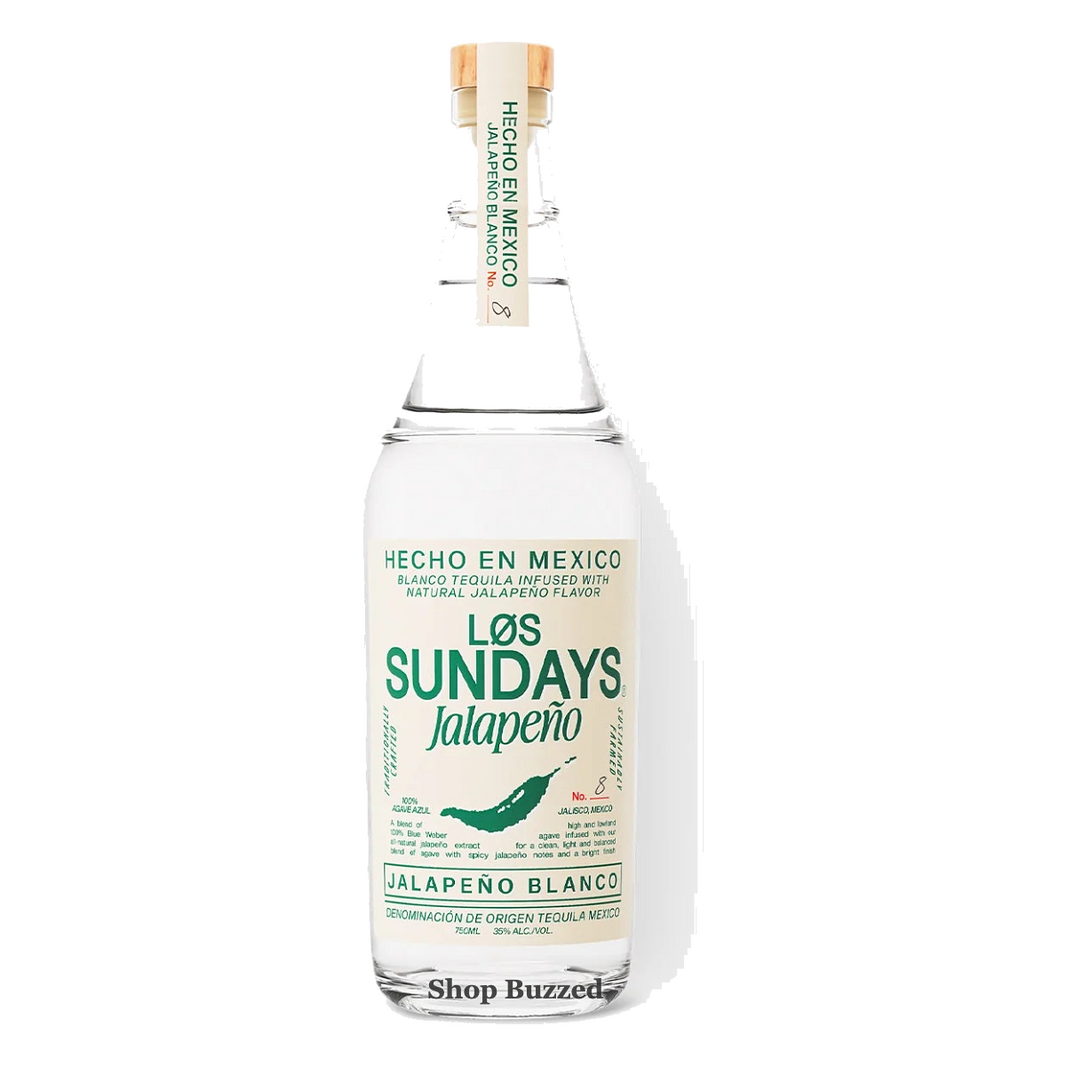 Los Sundays Jalapeño Blanco Tequila 200ml