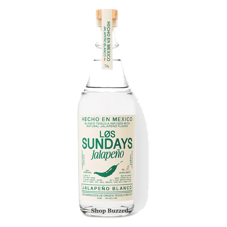 Los Sundays Jalapeño Blanco Tequila 200ml - Shop Buzzed