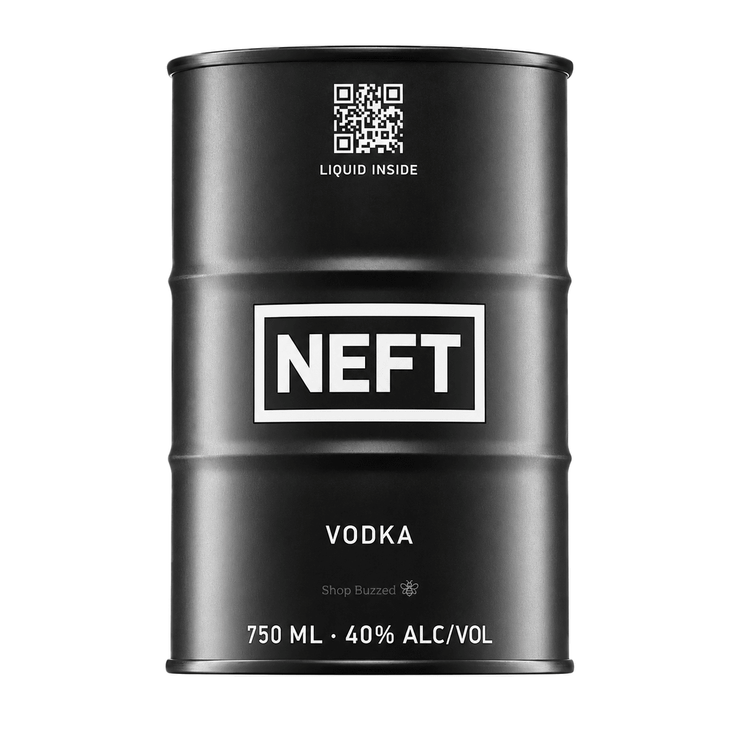 NEFT Black Barrel Vodka 750ml - Shop Buzzed