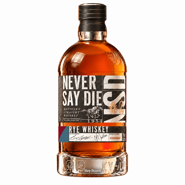 Never Say Die Mind Rye Whiskey 700ml - Shop Buzzed
