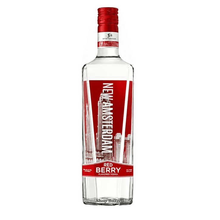 New Amsterdam Red Berry Flavored Vodka 750ml - Shop Buzzed