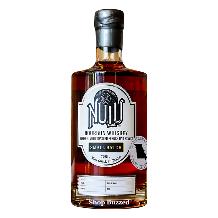 Nulu French Oak Toasted Small Batch Bourbon Whiskey 750ml - Shop Buzzed