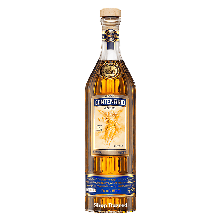 Gran Centenario Tequila Anejo w/ Two Ceramic Coasters 750ml - Shop Buzzed