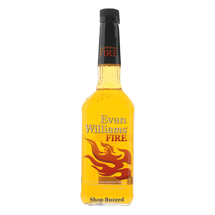 Evan Williams Fire Kentucky Straight Bourbon Whiskey 750ml - Shop Buzzed