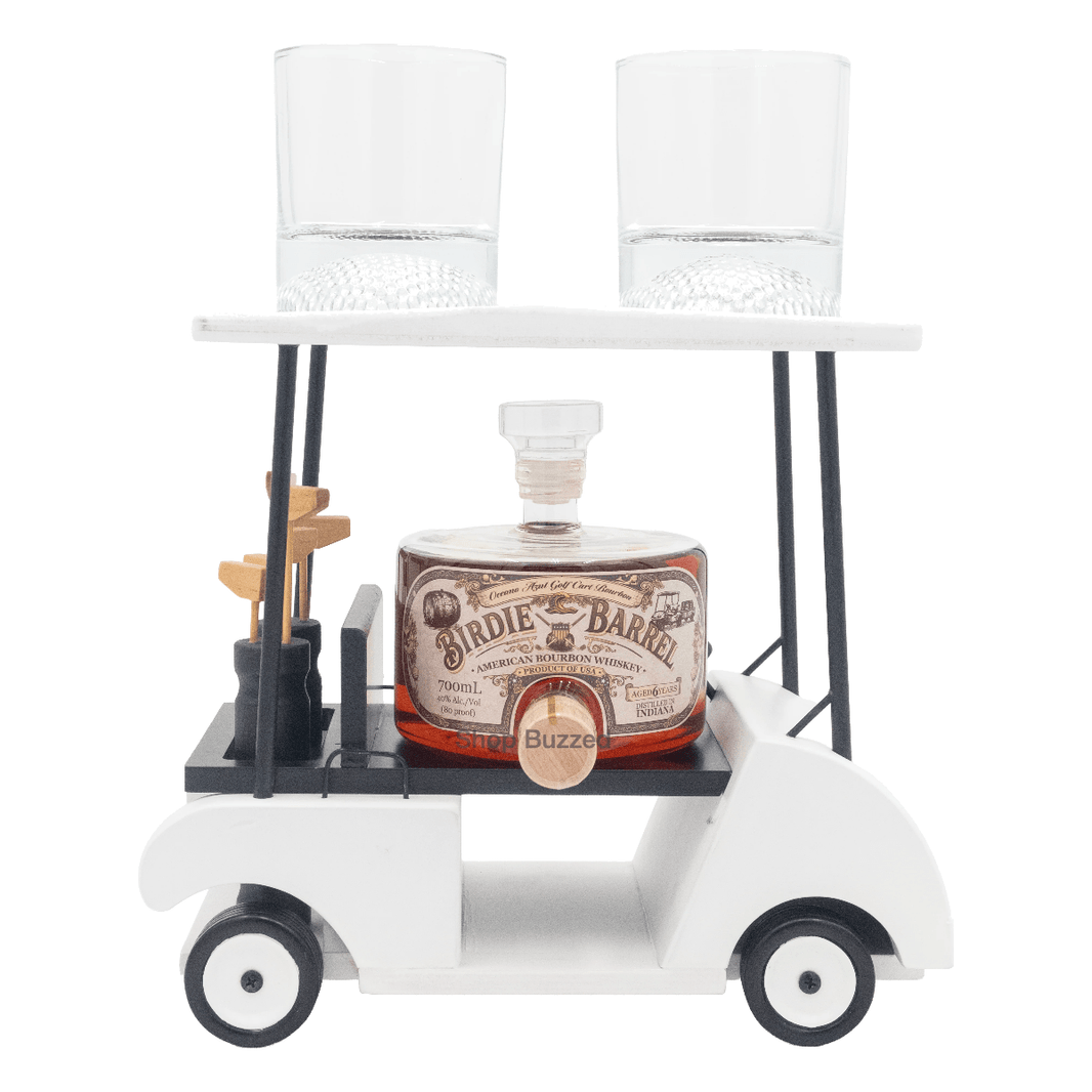 Oceano Azul Birdie Barrel 6 Year Bourbon Golf Cart 700ml - Shop Buzzed