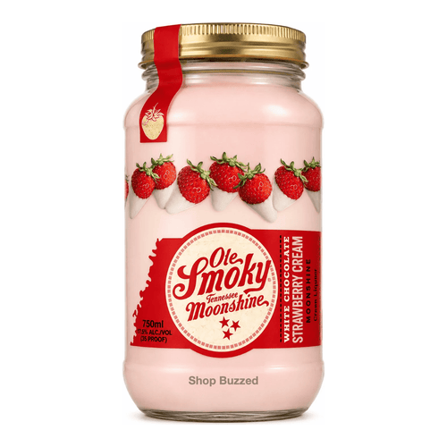 Ole Smoky White Chocolate Strawberry Cream 750 ml - Shop Buzzed