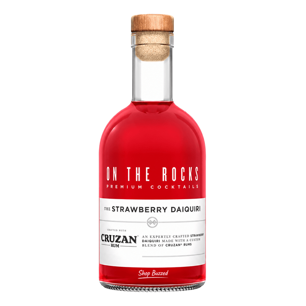 On The Rocks Strawberry Daiquiri Cocktail 375ml - Shop Buzzed