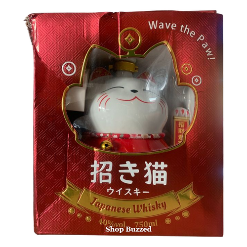 Lucky Cat Maneki Neko Japanese Whisky Wave 750ml