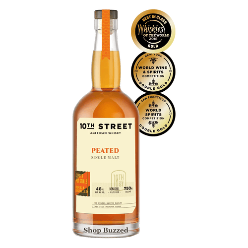 10th Street Peated Single Malt Finished in Port Cask 750ml - Shop Buzzed