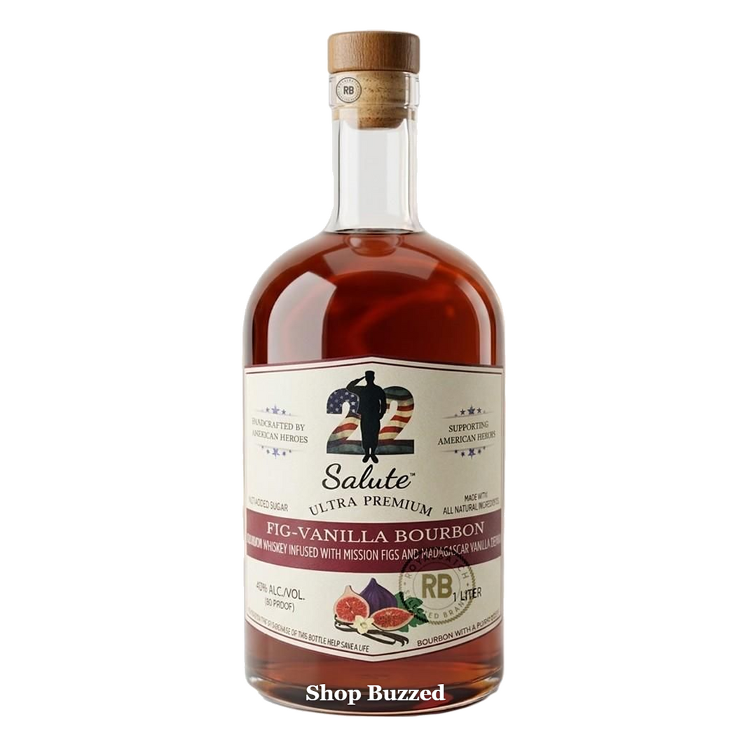 22 Salute Fig-Vanilla Bourbon 'With a Purpose' 1L