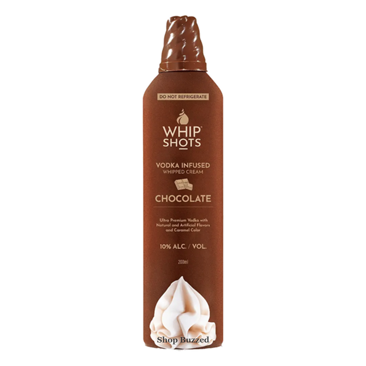 Whip Shots Vodka Infused Whipped Cream Chocolate 200ml