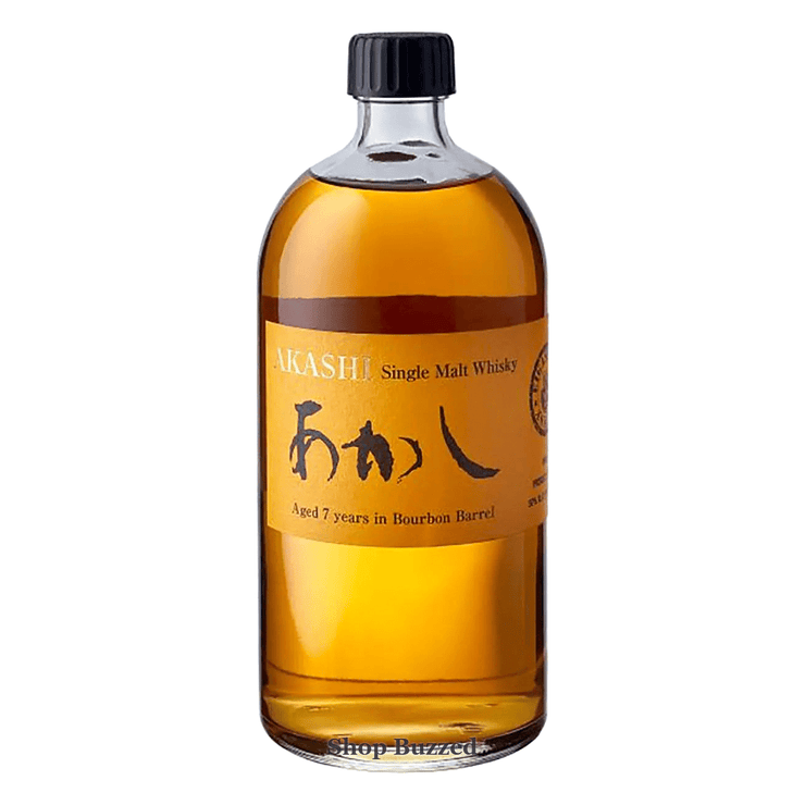 Akashi Single Malt Bourbon Finish 7 year 750ml - Shop Buzzed