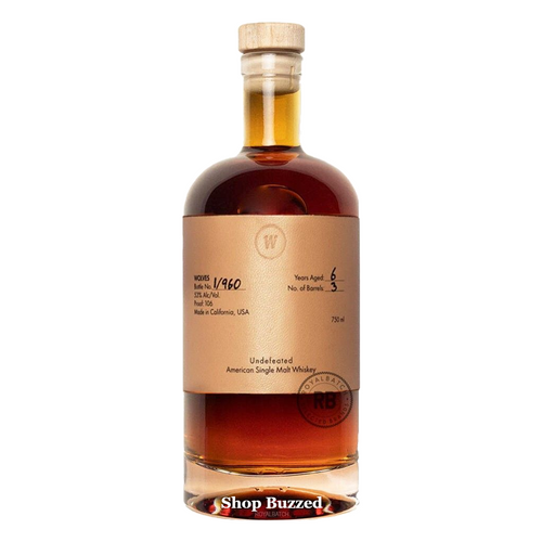 Wolves Whiskey Undefeated 6 yr Single Malt 750ml