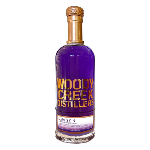 Woody Creek Distillers Mary's Gin With Butterfly Pea Blossom 750ml