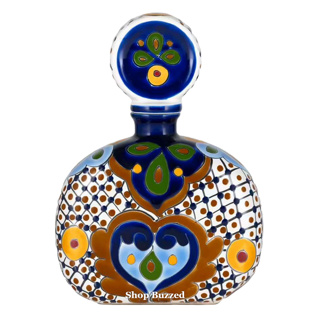 Azulejos Talavera AƱejo Bottle #1 (Blue) 1.75L