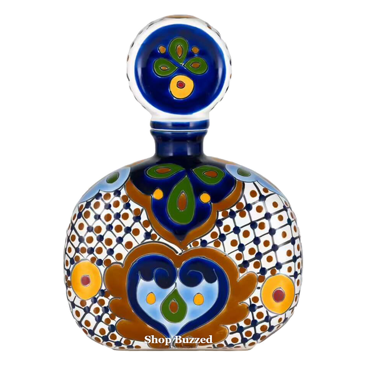 Azulejos Talavera Añejo Bottle #1 (Blue) 1.75L