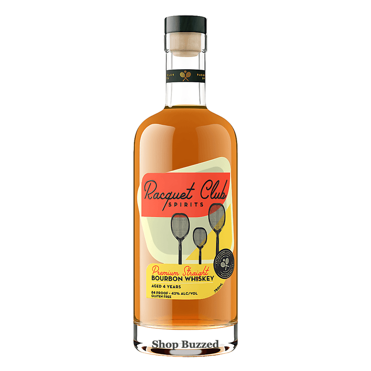 Racquet Club Spirits Premium Straight Bourbon Whiskey 4 Year 750ml - Shop Buzzed