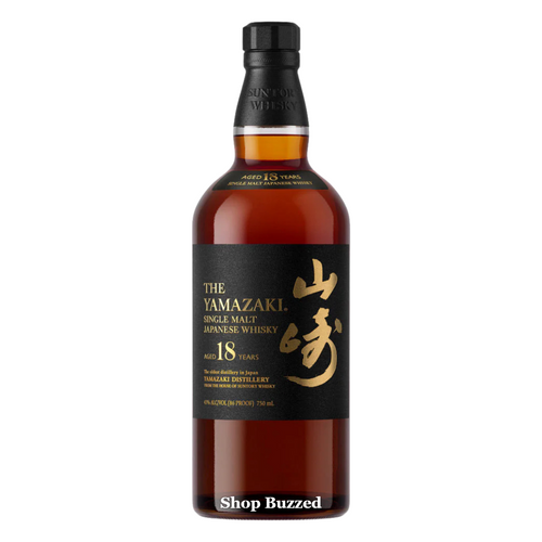 The Yamazaki 18 Year Single Malt Japanese Whisky 750ml