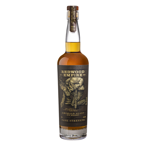Redwood Empire Cask Strength Emerald Giant Rye Whiskey 750ml