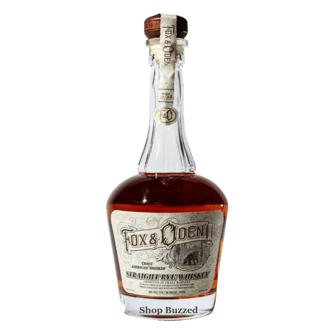 Fox & Oden Straight Rye Whiskey 750ml - Shop Buzzed