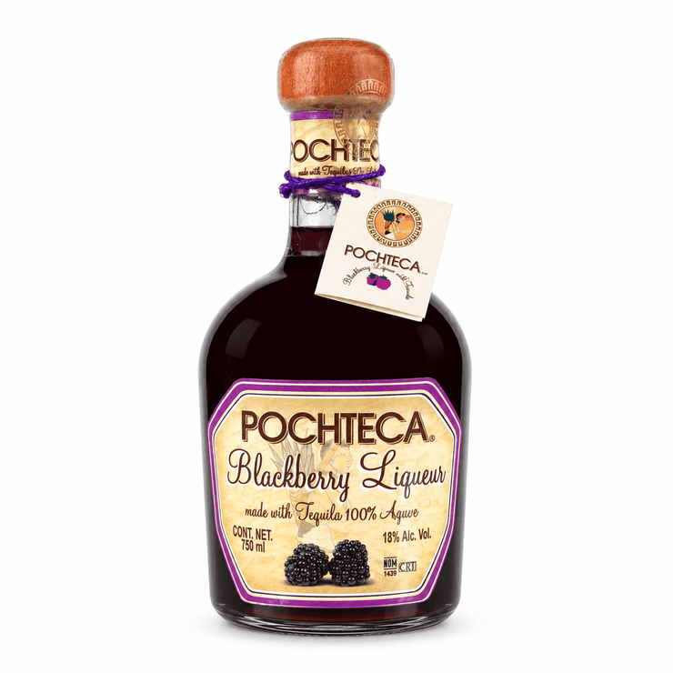 Pochteca Blackberry Tequila Liqueur 750ml - Shop Buzzed