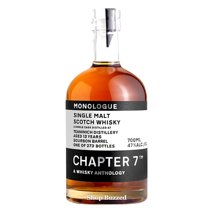 Chapter 7 Monologue 13 Year Old Teaninich 2008 Scotch Whisky 700ml