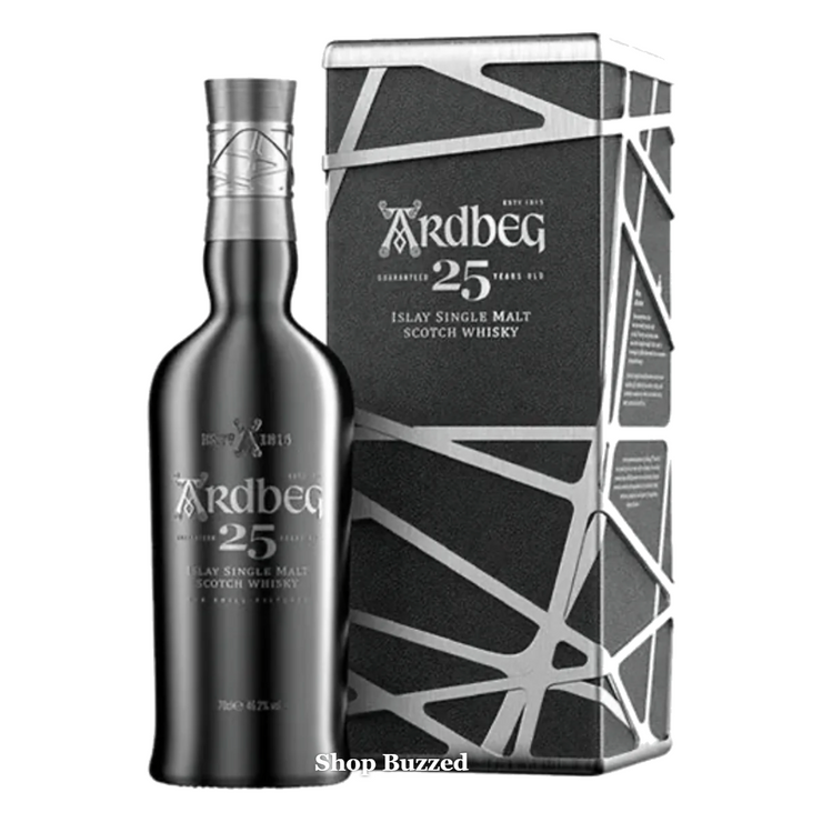 Top Shelf Ardbeg Islay single malt scotch whisky 25 year 750ml